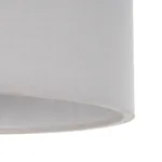 GloboStar® LOFTY 204-0093 Μοντέρνο Κρεμαστό Φωτιστικό Kαπέλο Μονόφωτο 1 x E27 IP20 Γκρι Ύφασμα - Μ38 x Π38 x Υ70cm - Image 7