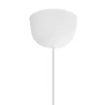 GloboStar® BIGGIE 204-0094 Μοντέρνο Κρεμαστό Φωτιστικό Kαπέλο Μονόφωτο 1 x E27 IP20 Μπλε Ύφασμα με Μπεζ Rattan - Μ30 x Π30 x Υ70cm - Image 9