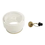 GloboStar® FOCUS 204-0100 Μοντέρνο Κρεμαστό Φωτιστικό Kαπέλο Μονόφωτο 1 x E27 IP20 Λευκό Ύφασμα - Μ30 x Π30 x Υ70cm - Image 9