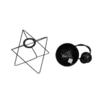 GloboStar® PATRICK 204-0109 Μοντέρνο Κρεμαστό Φωτιστικό Πλέγμα Μονόφωτο 1 x E27 IP20 Μαύρο Μέταλλο - Μ25 x Π25 x Υ55cm - Image 10