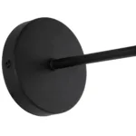 GloboStar® PAM 204-0113 Μοντέρνο Επιτοίχειο Φωτιστικό Aπλίκα Μονόφωτο 1 x E27 IP20 Μαύρο Μέταλλο με Μαύρο Ύφασμα - Μ23 x Π23 x Υ17cm - Image 7