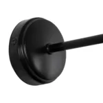 GloboStar® CATERPILLAR 204-0115 Μοντέρνο Επιτοίχειο Φωτιστικό Απλίκα Μονόφωτο 1 x E27 IP20 Μαύρο Μέταλλο - Μ21,5 x Π21,5 x Υ27cm - Image 7