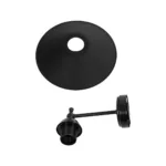 GloboStar® CATERPILLAR 204-0115 Μοντέρνο Επιτοίχειο Φωτιστικό Απλίκα Μονόφωτο 1 x E27 IP20 Μαύρο Μέταλλο - Μ21,5 x Π21,5 x Υ27cm - Image 8