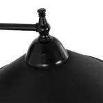 GloboStar® CAT 204-0116 Μοντέρνο Επιτοίχειο Φωτιστικό Απλίκα Μονόφωτο 1 x E27 IP20 Μαύρο Μέταλλο - Μ23 x Π23 x Υ27cm - Image 7