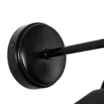 GloboStar® CAT 204-0116 Μοντέρνο Επιτοίχειο Φωτιστικό Απλίκα Μονόφωτο 1 x E27 IP20 Μαύρο Μέταλλο - Μ23 x Π23 x Υ27cm - Image 8