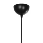 GloboStar® AURA 204-0117 Μοντέρνο Κρεμαστό Φωτιστικό Καμπάνα Μονόφωτο 1 x E27 IP20 Μαύρο & Λευκό Μέταλλο - Μ31 x Π31 x Υ27cm - Image 9