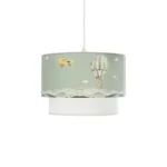 GloboStar® BALLON 204-0120 Παιδικό Κρεμαστό Φωτιστικό Φιγούρα Μονόφωτο 1 x E27 IP20 Πολύχρωμο Ύφασμα - Μ30 x Π30 x Υ70cm - Image 4