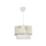 GloboStar® BALLON 204-0121 Παιδικό Κρεμαστό Φωτιστικό Φιγούρα Μονόφωτο 1 x E27 IP20 Πολύχρωμο Ύφασμα - Μ30 x Π30 x Υ70cm - Image 3