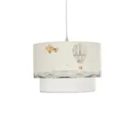 GloboStar® BALLON 204-0121 Παιδικό Κρεμαστό Φωτιστικό Φιγούρα Μονόφωτο 1 x E27 IP20 Πολύχρωμο Ύφασμα - Μ30 x Π30 x Υ70cm - Image 4