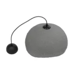 GloboStar® STONE 204-0122 Μοντέρνο Κρεμαστό Φωτιστικό Καμπάνα Μονόφωτο 1 x E27 IP20 Γκρι Πολυστερίνη με Γκρι Ρητίνη - Μ31.5 x Π35 x Υ26cm - Image 10