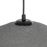 GloboStar® STONE 204-0122 Μοντέρνο Κρεμαστό Φωτιστικό Καμπάνα Μονόφωτο 1 x E27 IP20 Γκρι Πολυστερίνη με Γκρι Ρητίνη - Μ31.5 x Π35 x Υ26cm - Image 8