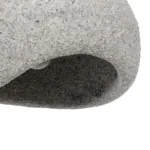 GloboStar® STONE 204-0123 Μοντέρνο Κρεμαστό Φωτιστικό Καμπάνα Μονόφωτο 1 x E27 IP20 Μπεζ Πολυστερίνη με Μπεζ Ρητίνη - Μ31.5 x Π35 x Υ26cm - Image 7