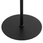 GloboStar® FLY 204-0127 Μοντέρνο Eπιδαπέδιο Φωτιστικό Μονόφωτο 1 x E27 IP20 Μαύρο & Χρυσό Μέταλλο με Μπεζ Ύφασμα - Μ38 x Π38 x Υ155cm - Image 11