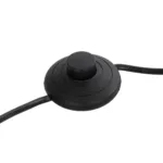 GloboStar® FLY 204-0127 Μοντέρνο Eπιδαπέδιο Φωτιστικό Μονόφωτο 1 x E27 IP20 Μαύρο & Χρυσό Μέταλλο με Μπεζ Ύφασμα - Μ38 x Π38 x Υ155cm - Image 12