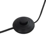 GloboStar® SNAKE 204-0128 Μοντέρνο Eπιδαπέδιο Φωτιστικό Μονόφωτο 1 x E27 IP20 Μαύρο Μέταλλο - Μ28 x Π21 x Υ151cm - Image 12