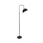 GloboStar® SNAKE 204-0128 Μοντέρνο Eπιδαπέδιο Φωτιστικό Μονόφωτο 1 x E27 IP20 Μαύρο Μέταλλο - Μ28 x Π21 x Υ151cm - Image 3