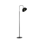 GloboStar® SNAKE 204-0128 Μοντέρνο Eπιδαπέδιο Φωτιστικό Μονόφωτο 1 x E27 IP20 Μαύρο Μέταλλο - Μ28 x Π21 x Υ151cm - Image 4