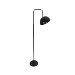 GloboStar® SNAKE 204-0128 Μοντέρνο Eπιδαπέδιο Φωτιστικό Μονόφωτο 1 x E27 IP20 Μαύρο Μέταλλο - Μ28 x Π21 x Υ151cm - Image 5