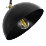 GloboStar® SNAKE 204-0128 Μοντέρνο Eπιδαπέδιο Φωτιστικό Μονόφωτο 1 x E27 IP20 Μαύρο Μέταλλο - Μ28 x Π21 x Υ151cm - Image 7