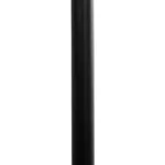 GloboStar® SNAKE 204-0128 Μοντέρνο Eπιδαπέδιο Φωτιστικό Μονόφωτο 1 x E27 IP20 Μαύρο Μέταλλο - Μ28 x Π21 x Υ151cm - Image 9