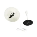 GloboStar® GASCEIO 204-0140 Μοντέρνο Eπιτραπέζιο Φωτιστικό Μονόφωτο 1 x E27 IP20 Μπεζ Μέταλλο - Μ25 x Π25 x Υ39cm - Image 9