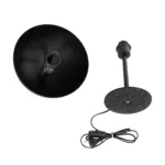 GloboStar® GASCEIO 204-0141 Μοντέρνο Eπιτραπέζιο Φωτιστικό Μονόφωτο 1 x E27 IP20 Μαύρο Μέταλλο - Μ25 x Π25 x Υ39cm - Image 9