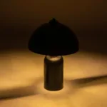 GloboStar® GASCO 204-0146 Μοντέρνο Eπιτραπέζιο Φωτιστικό Μονόφωτο 1 x E27 IP20 Μαύρο Μέταλλο - Μ25 x Π25 x Υ35cm - Image 2