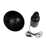 GloboStar® GASCO 204-0146 Μοντέρνο Eπιτραπέζιο Φωτιστικό Μονόφωτο 1 x E27 IP20 Μαύρο Μέταλλο - Μ25 x Π25 x Υ35cm - Image 9