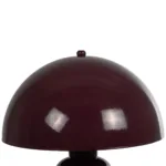 GloboStar® GASCO 204-0148 Μοντέρνο Eπιτραπέζιο Φωτιστικό Μονόφωτο 1 x E27 IP20 Κόκκινο Μέταλλο - Μ25 x Π25 x Υ35cm - Image 6