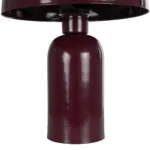 GloboStar® GASCO 204-0148 Μοντέρνο Eπιτραπέζιο Φωτιστικό Μονόφωτο 1 x E27 IP20 Κόκκινο Μέταλλο - Μ25 x Π25 x Υ35cm - Image 7