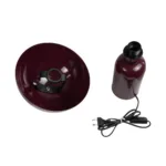 GloboStar® GASCO 204-0148 Μοντέρνο Eπιτραπέζιο Φωτιστικό Μονόφωτο 1 x E27 IP20 Κόκκινο Μέταλλο - Μ25 x Π25 x Υ35cm - Image 9