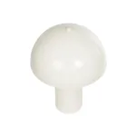 GloboStar® GASCO 204-0149 Μοντέρνο Eπιτραπέζιο Φωτιστικό Μονόφωτο 1 x E27 IP20 Μπεζ Μέταλλο - Μ25 x Π25 x Υ35cm - Image 5