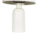 GloboStar® GASCO 204-0149 Μοντέρνο Eπιτραπέζιο Φωτιστικό Μονόφωτο 1 x E27 IP20 Μπεζ Μέταλλο - Μ25 x Π25 x Υ35cm - Image 7