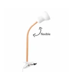 GloboStar® TAVOLO 204-0151 Παιδικό Eπιτραπέζιο Φωτιστικό Μονόφωτο 1 x E27 IP20 Πορτοκαλί & Λευκό Πλαστικό - Μ11 x Π9 x Υ35cm - Image 3