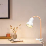 GloboStar® TAVOLO 204-0151 Παιδικό Eπιτραπέζιο Φωτιστικό Μονόφωτο 1 x E27 IP20 Πορτοκαλί & Λευκό Πλαστικό - Μ11 x Π9 x Υ35cm - Image 4