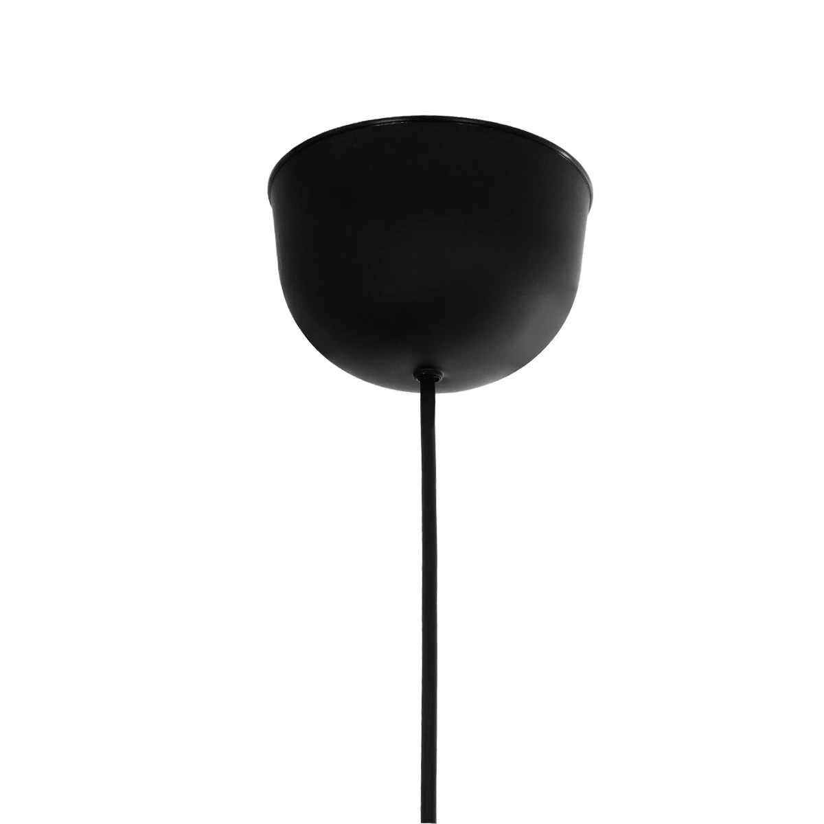 GloboStar® DARIO 204-0168 Boho Κρεμαστό Φωτιστικό Kαπέλο Μονόφωτο 1 x E27 IP20 Καφέ Σχοινί - Μ30 x Π30 x Υ15cm - Image 9