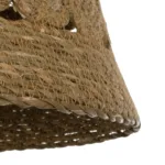 GloboStar® PANIER 204-0171 Boho Κρεμαστό Φωτιστικό Καμπάνα Μονόφωτο 1 x E27 IP20 Μπεζ Σχοινί - Μ32 x Π32 x Υ30cm - Image 7