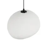 GLOBOSTAR® STONE 204-0176 Μοντέρνο Κρεμαστό Φωτιστικό Οροφής με Ντουί 1 x E27 AC 220-240V IP20 - Λευκό - Μ31.5 x Π35 x Υ26cm - Image 6