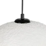 GLOBOSTAR® STONE 204-0176 Μοντέρνο Κρεμαστό Φωτιστικό Οροφής με Ντουί 1 x E27 AC 220-240V IP20 - Λευκό - Μ31.5 x Π35 x Υ26cm - Image 8