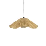 GloboStar® PAJERO 204-0177 Boho Κρεμαστό Φωτιστικό Οροφής Μονόφωτο 1 x E27 AC 220-240V IP20 Μπεζ - Μ50 x Π50 x Υ22cm - Image 4