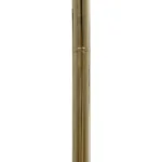 GloboStar® ALES 204-0192 Μοντέρνο Φωτιστικό Δαπέδου  Μονόφωτο 1 x E27 AC 220-240V IP20 Μπεζ & Χρυσό - Μ40 x Π40 x Υ150cm - Image 8