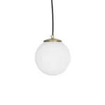 GLOBOSTAR® GLOBIDIO 204-0195 Μοντέρνο Κρεμαστό Φωτιστικό Οροφής με Ντουί 1 x E27 AC 220-240V IP20 - Χρύσο & Λευκό - Μ15 x Π15 x Υ15cm - Image 4