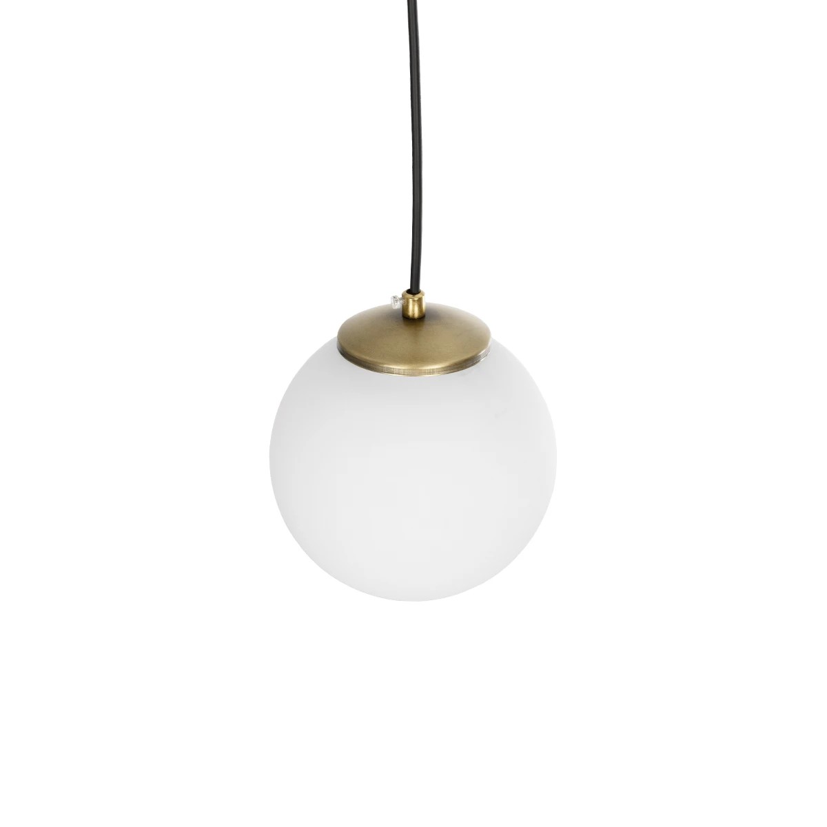 GLOBOSTAR® GLOBIDIO 204-0195 Μοντέρνο Κρεμαστό Φωτιστικό Οροφής με Ντουί 1 x E27 AC 220-240V IP20 - Χρύσο & Λευκό - Μ15 x Π15 x Υ15cm - Image 6