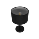 GLOBOSTAR® STRING 204-0196 Μοντέρνο Επιτραπέζιο Φωτιστικό Πορτατίφ με Ντουί 1 x E27 AC 220-240V IP20 - Μαύρο - Μ24 x Π24 x Υ37cm - Image 4