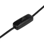 GLOBOSTAR® STRING 204-0196 Μοντέρνο Επιτραπέζιο Φωτιστικό Πορτατίφ με Ντουί 1 x E27 AC 220-240V IP20 - Μαύρο - Μ24 x Π24 x Υ37cm - Image 7