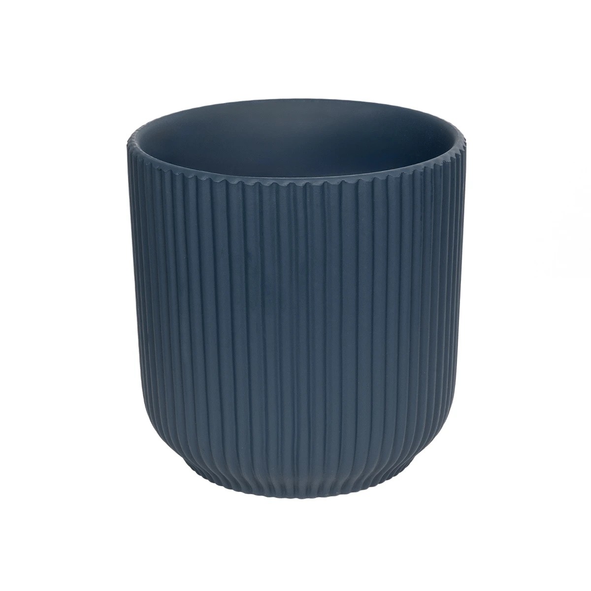 GloboStar® Artificial Garden ULUWATU 20520 Διακοσμητική Κεραμική Γλάστρα Μπλέ Π17 x M17 x Υ17