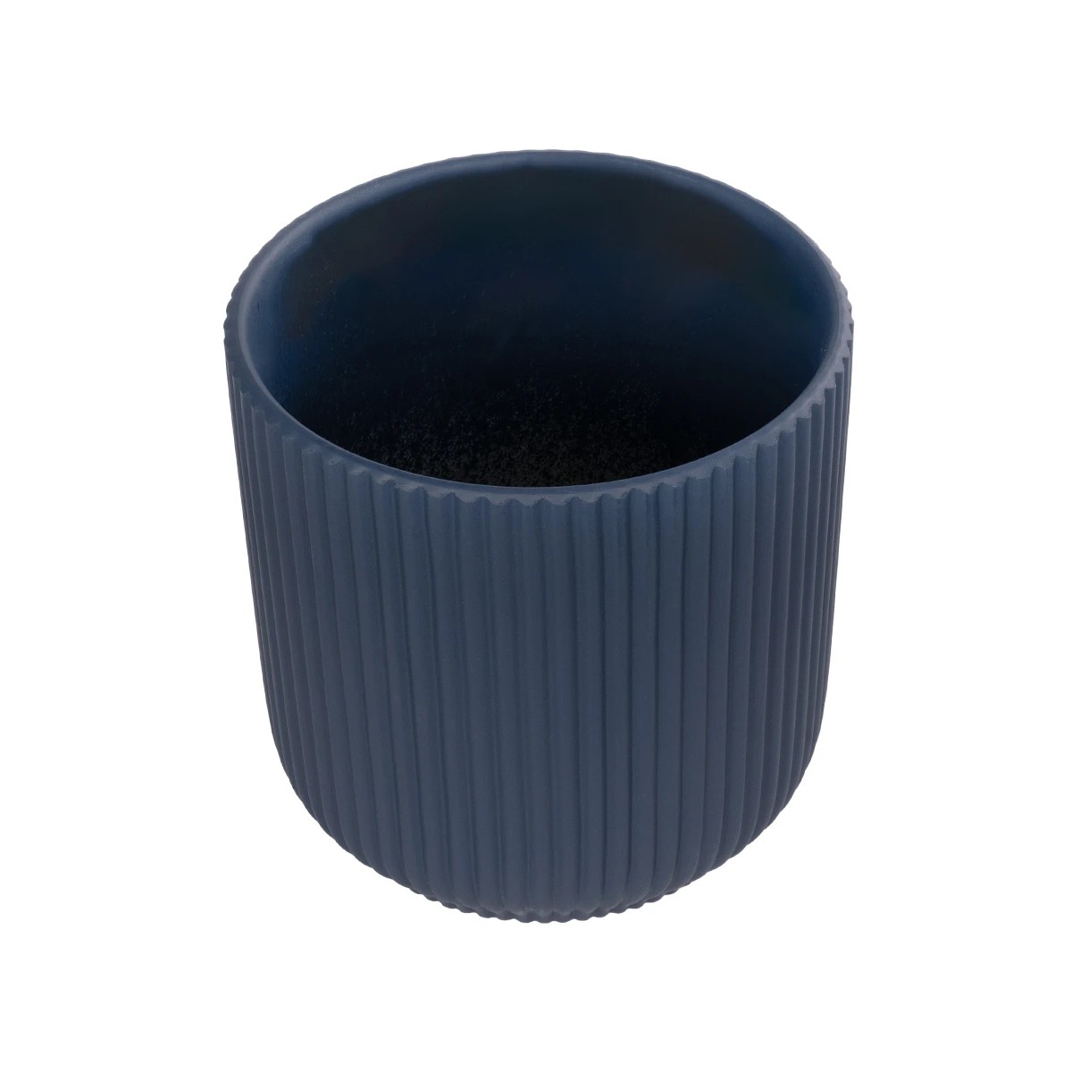 GloboStar® Artificial Garden ULUWATU 20520 Διακοσμητική Κεραμική Γλάστρα Μπλέ Π17 x M17 x Υ17 - Image 2