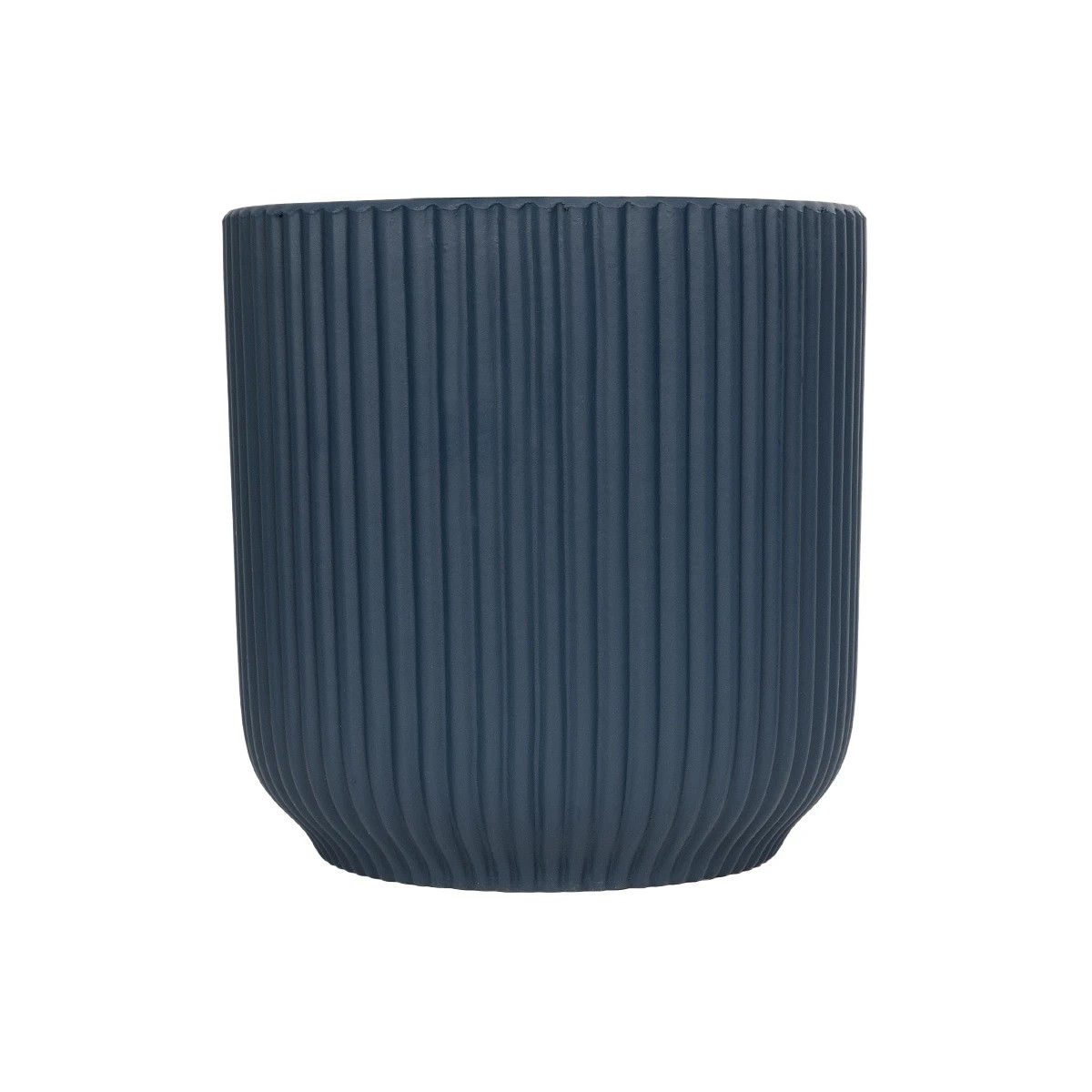 GloboStar® Artificial Garden ULUWATU 20520 Διακοσμητική Κεραμική Γλάστρα Μπλέ Π17 x M17 x Υ17 - Image 3