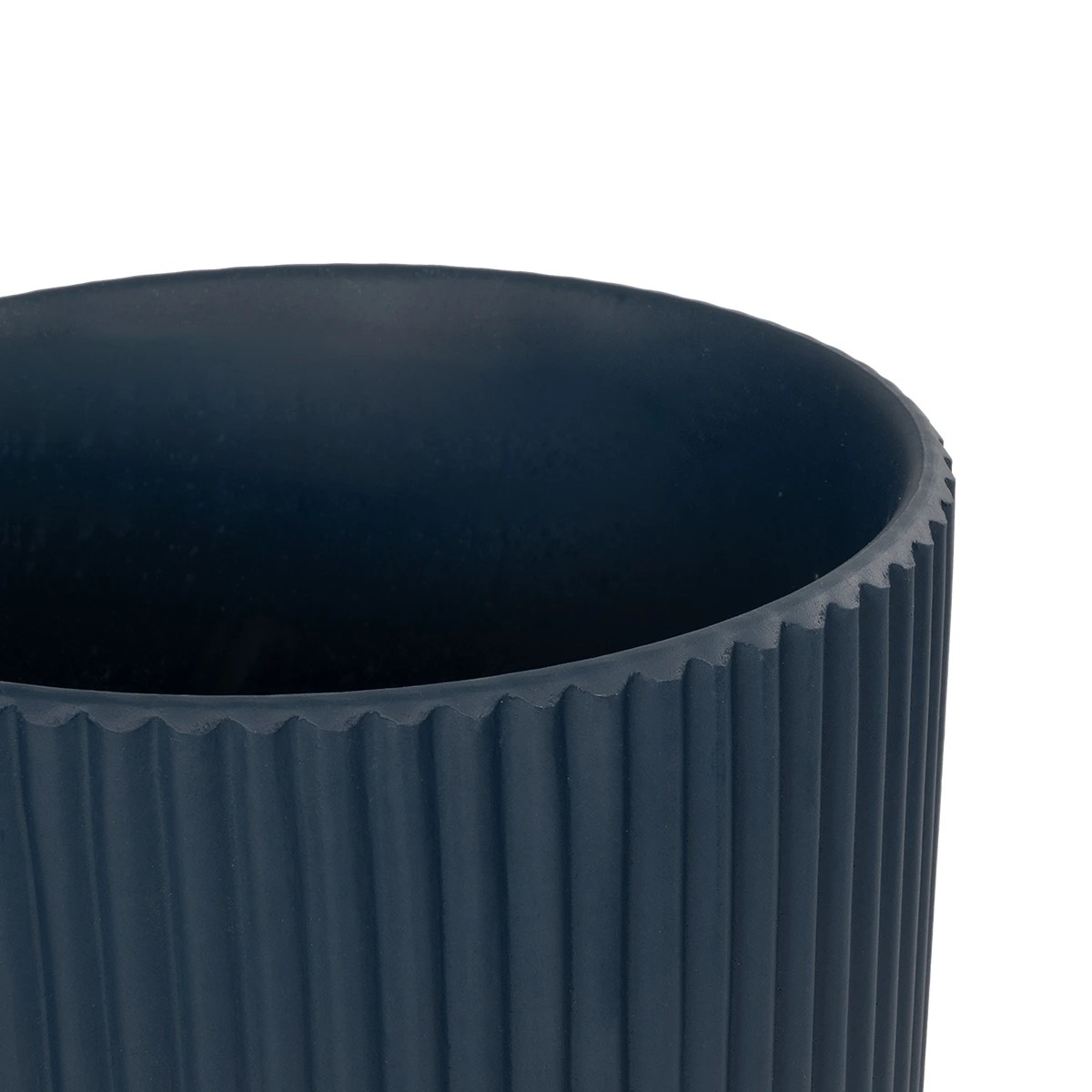 GloboStar® Artificial Garden ULUWATU 20520 Διακοσμητική Κεραμική Γλάστρα Μπλέ Π17 x M17 x Υ17 - Image 4