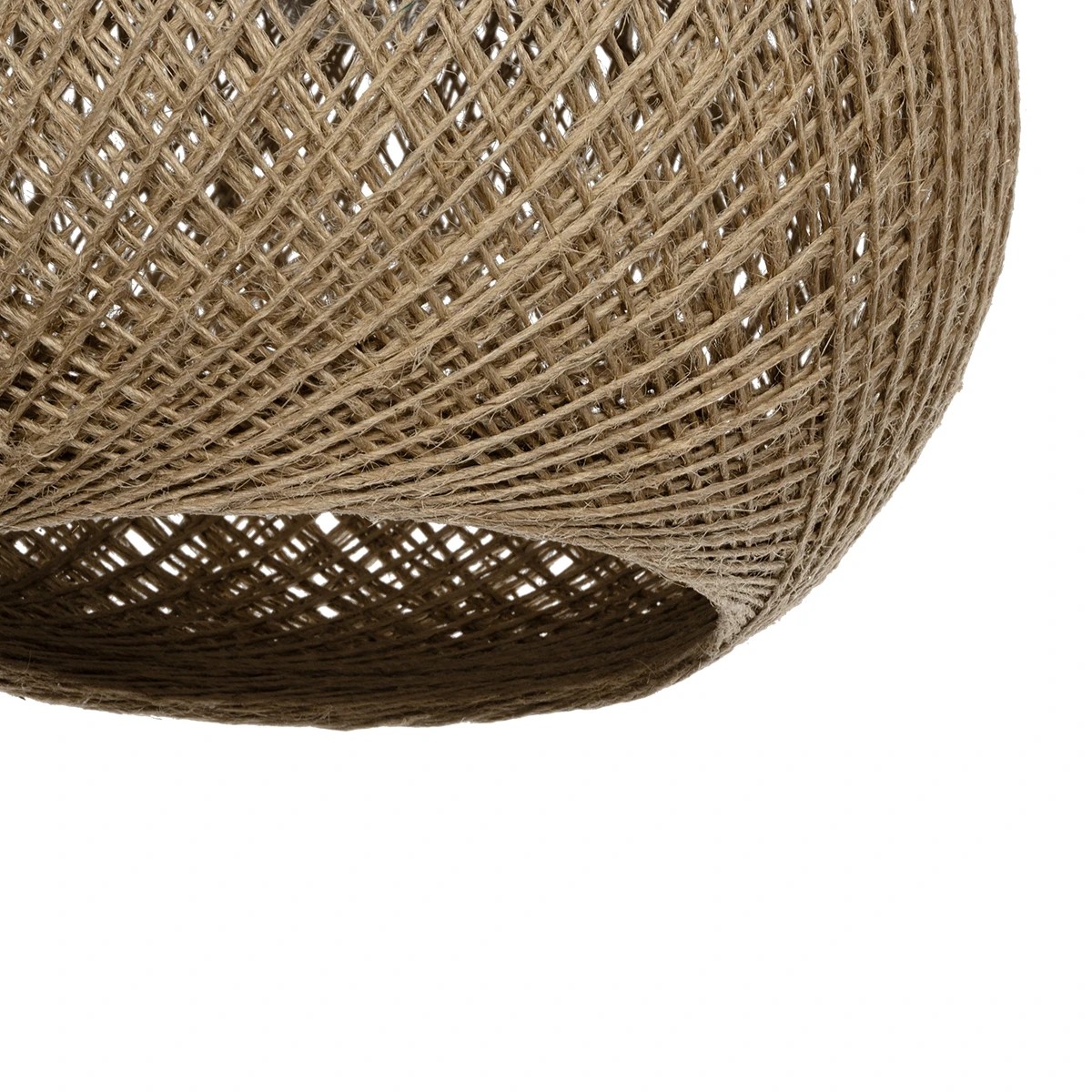 GLOBOSTAR® SOLEI 205-0002 Boho Κρεμαστό Φωτιστικό Οροφής με Ντουί 1 x E27 AC 220-240V IP20 - Μπεζ - M30 x Π30 x Υ35cm - Image 8